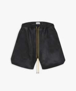 RHUDE SHORTS CIESTA LEATHER SHORTS