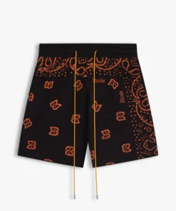 RHUDE SHORTS KNIT BANDANA SHORTS