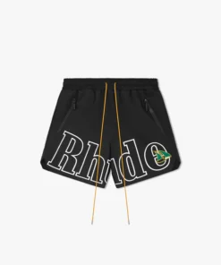 RHUDE SHORTS ST.TROPEZ CREST LOGO SHORT