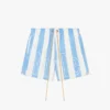 RHUDE SHORTS LOGO STRIPED TRUNKS